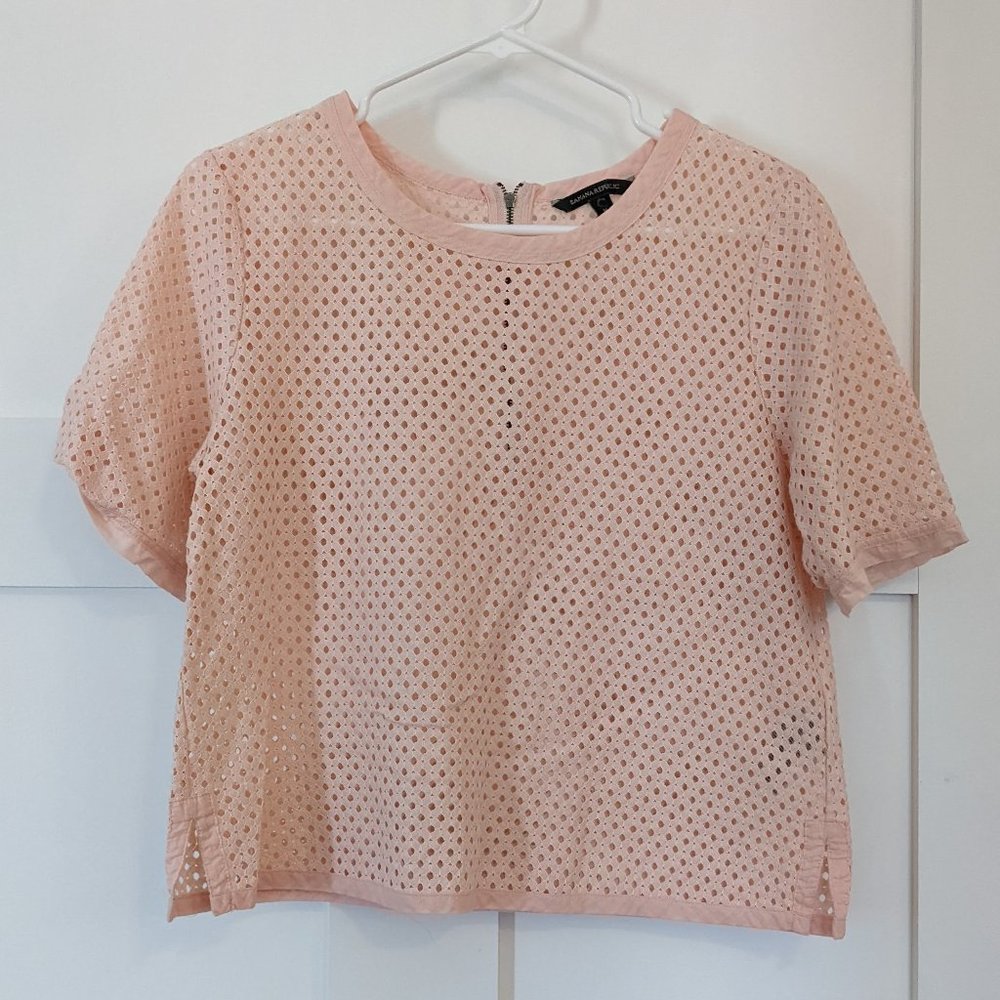 Crop Blouse Banana Republic sz M